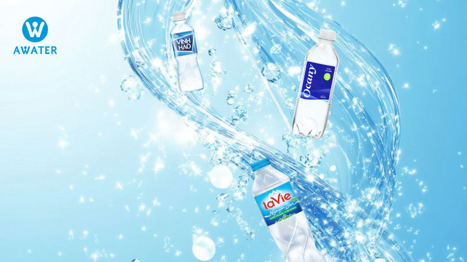 So sánh giá nước Lavie – Vĩnh Hảo – Ocany tại Awater