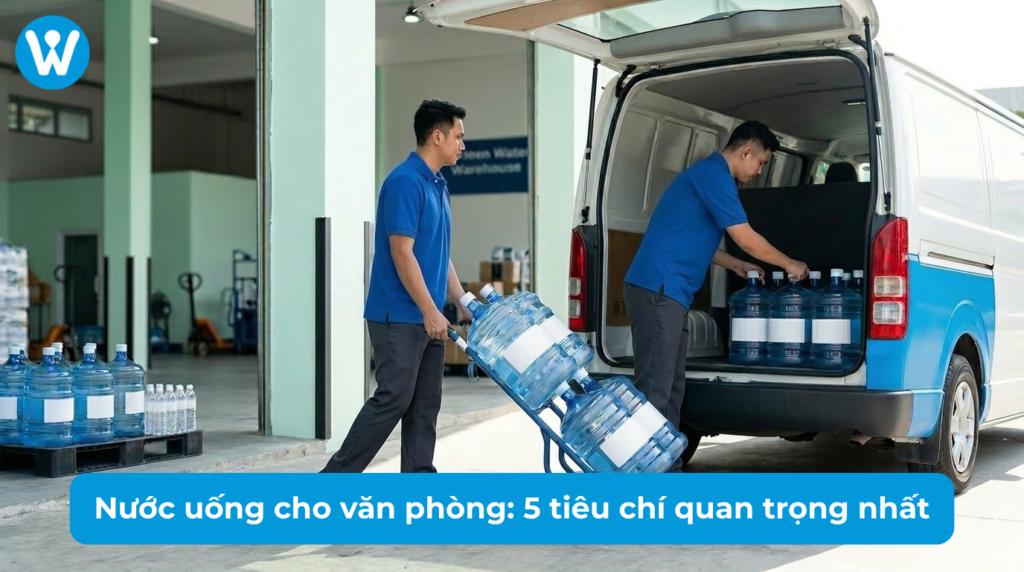 5 tiêu chí chọn nước cho văn phòng