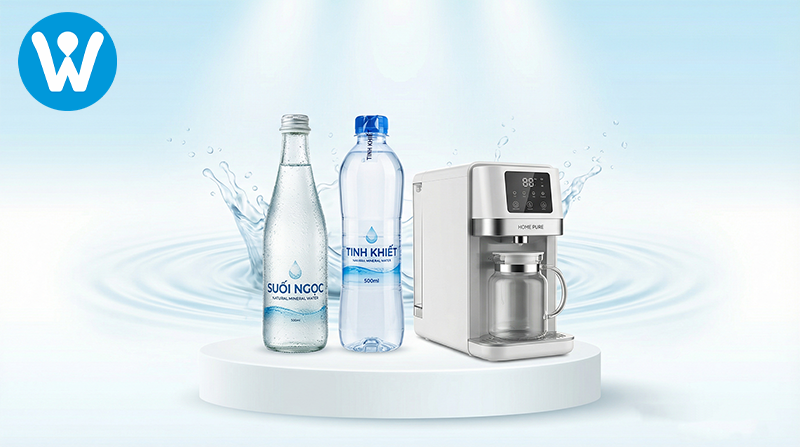 Nước uống hiện tại gồm 3 loại