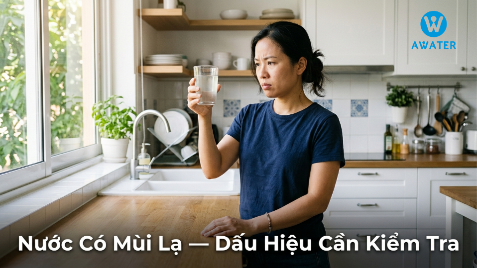 Nước có mùi lạ