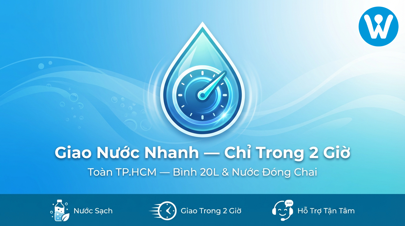 Vì Sao Giao Nhanh Là Yếu Tố Quan Trọng Khi Mua Nước?