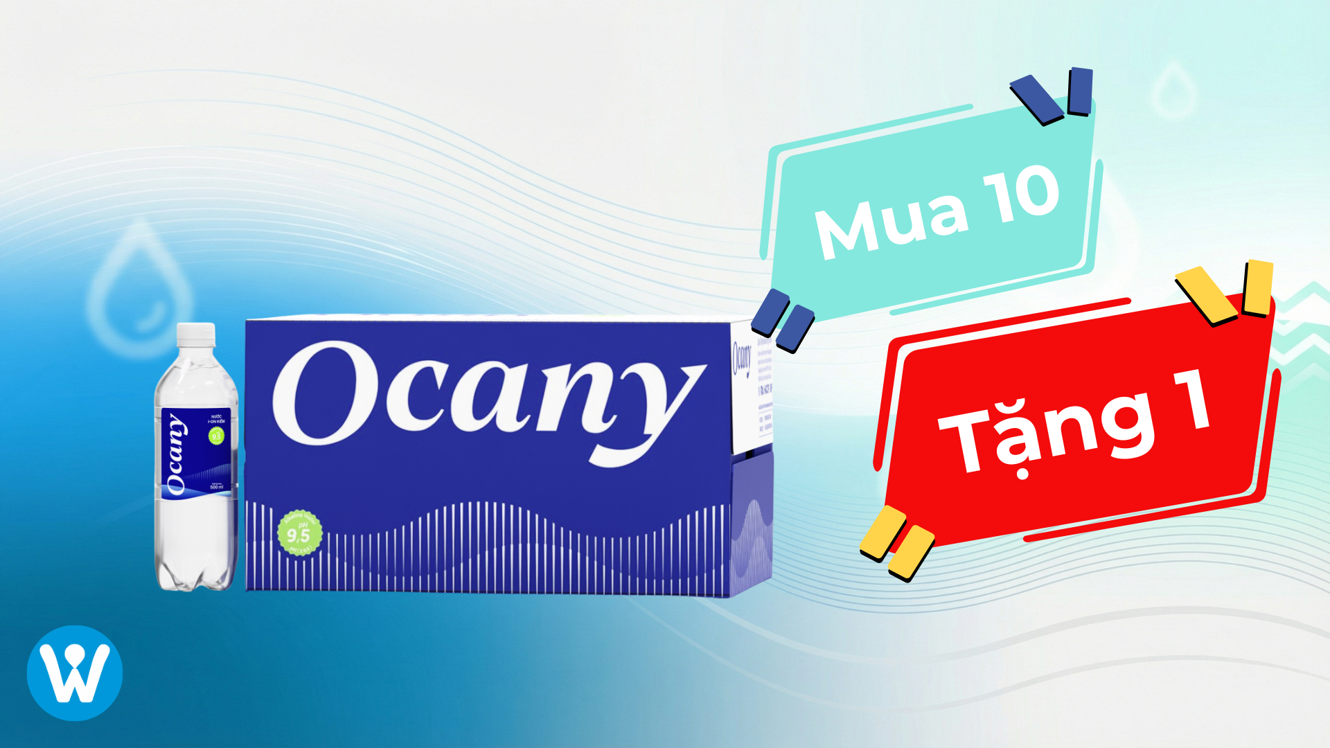 MUA 10 THÙNG OCANY TẶNG 1 THÙNG CÙNG LOẠI