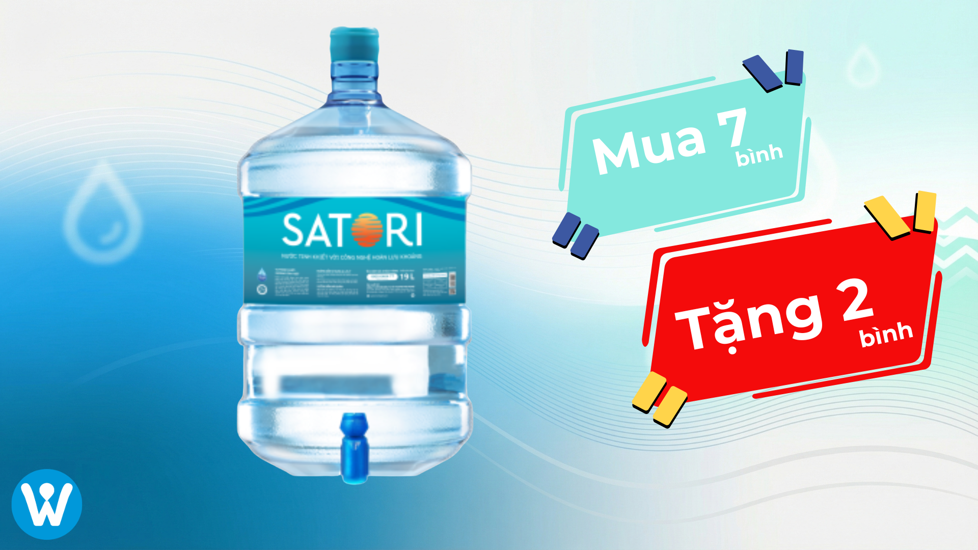 Mua 7 Bình Satori Tặng 2 Bình Cùng Loại