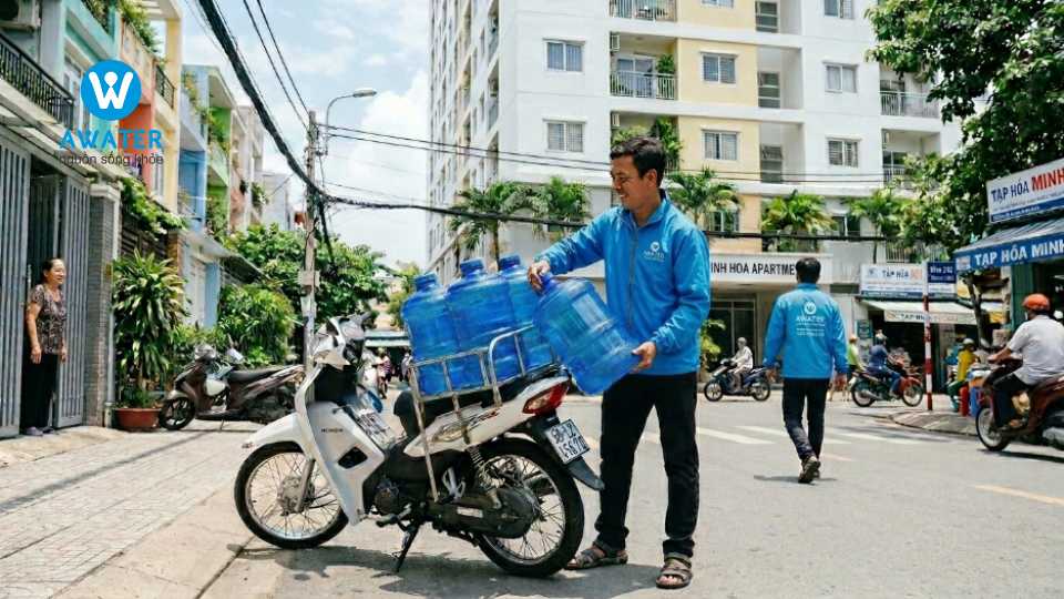 Giao Nước Tân Sơn Nhì – Awater Giao Nhanh, Đúng Giờ, Miễn Phí Vận Chuyển