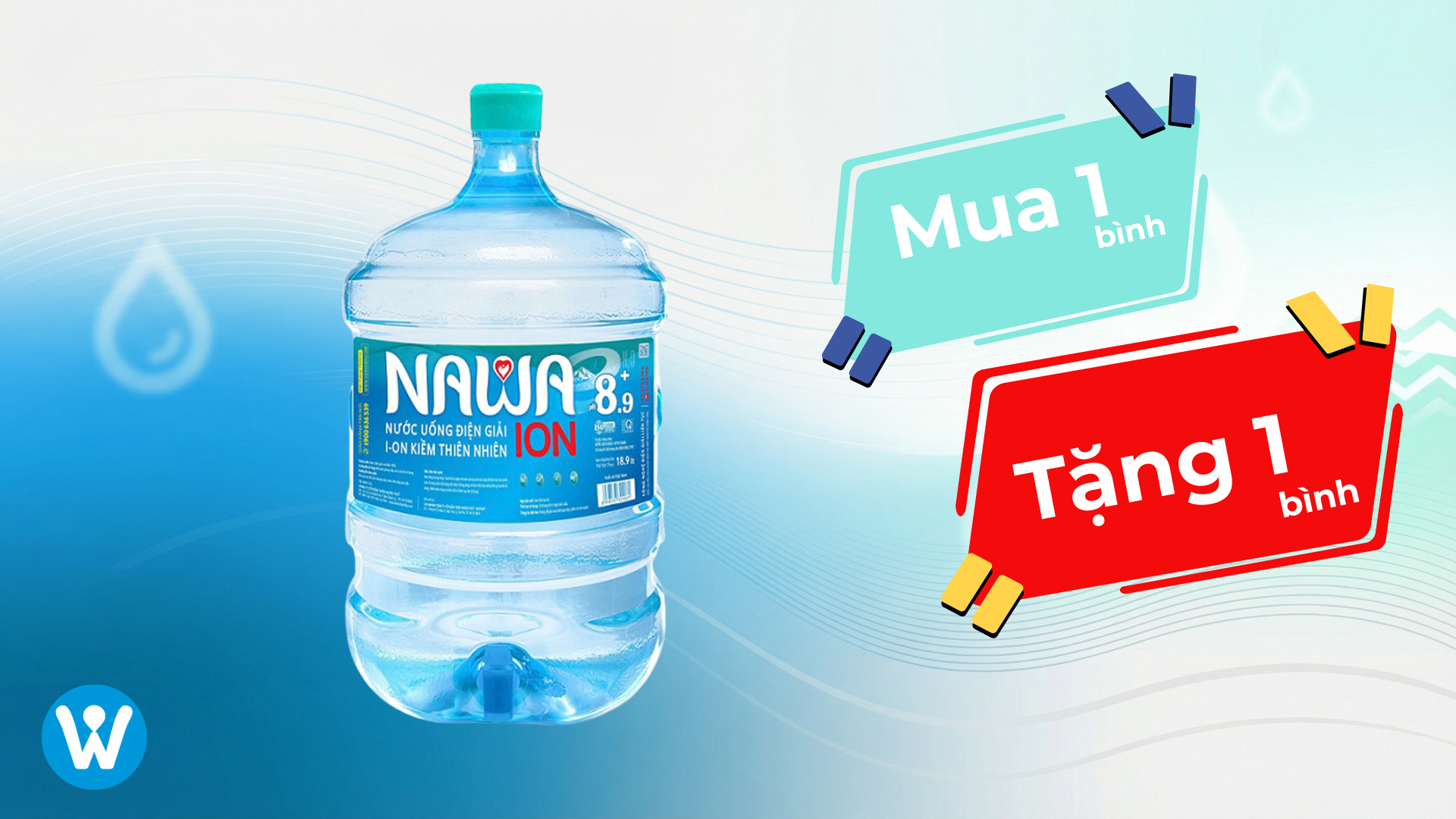 Mua 1 Bình Nawa Tặng 1 Bình Cùng Loại