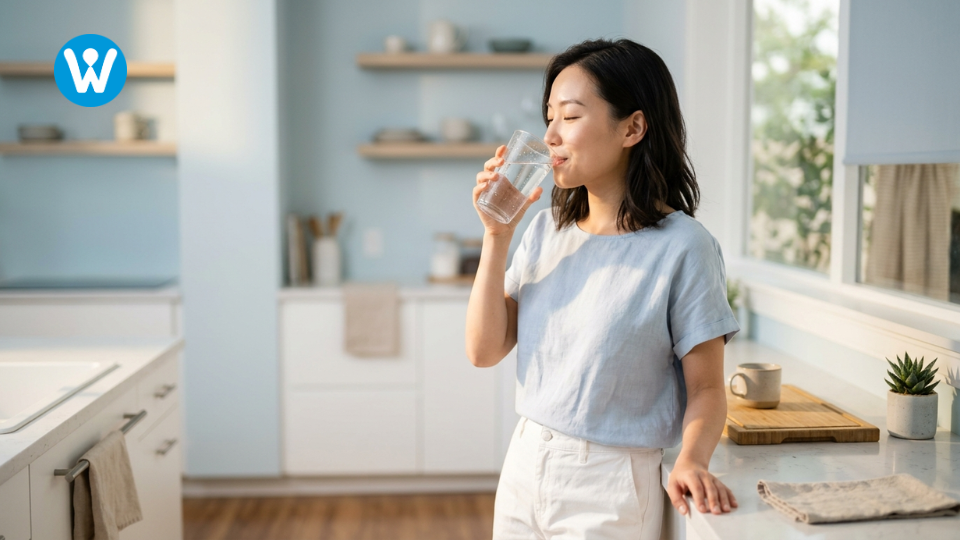 Uống nước đúng thời điểm