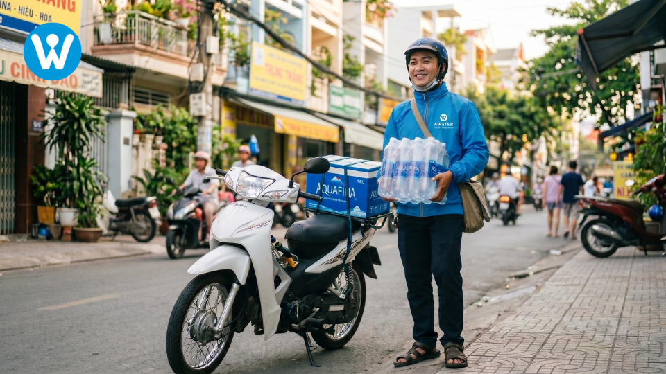 Đại lý nước uống Aquafina tại Phú Thọ Hòa uy tín nào giao tận nơi trong ngày?
