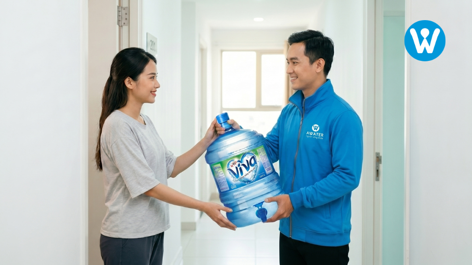 Giao nước tận nơi - Awater