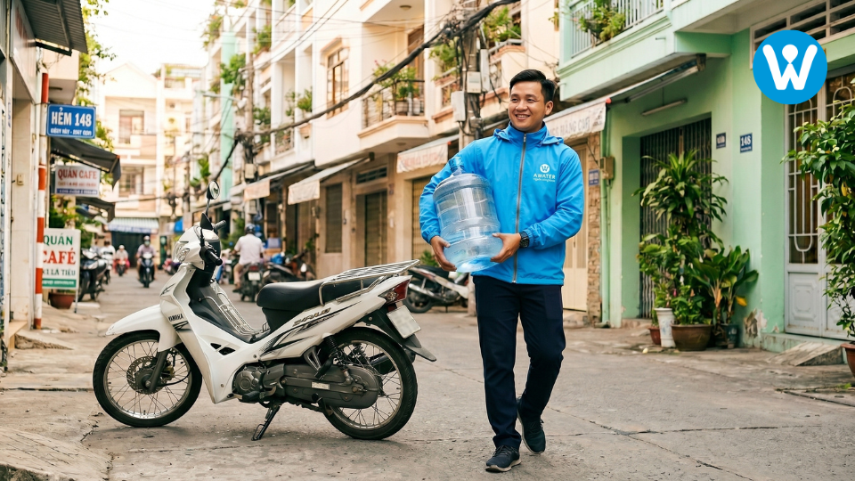 Đại lý nước uống Bình Tân – AWATER giao nhanh trong 2 giờ, chính hãng 100%