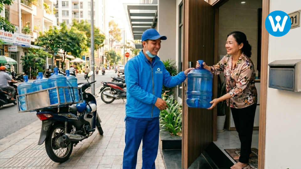 Giao nước uống Bình Tân