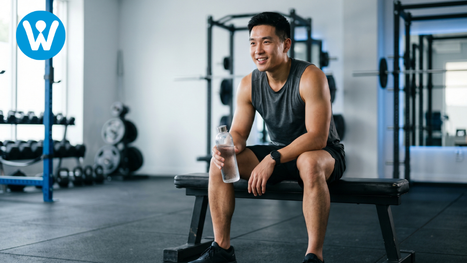 Uống nước ion kiềm khi tập thể thao