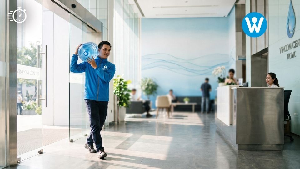 Giao Nước Văn Phòng TP.HCM – Giao Nhanh 2H, Freeship, Đa Thương Hiệu Cùng Awater