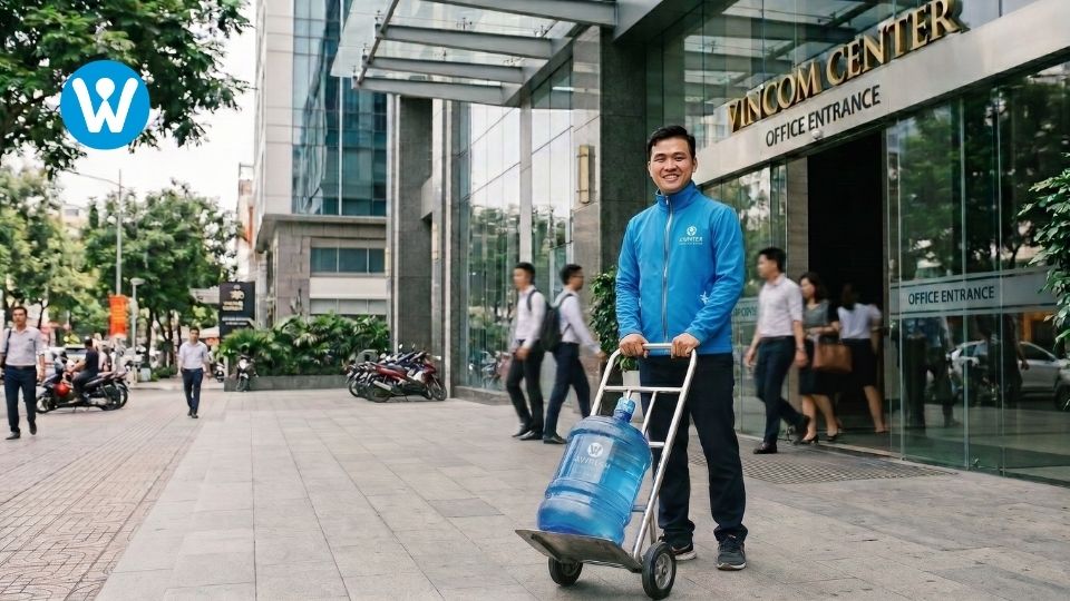 Giao nước văn phòng