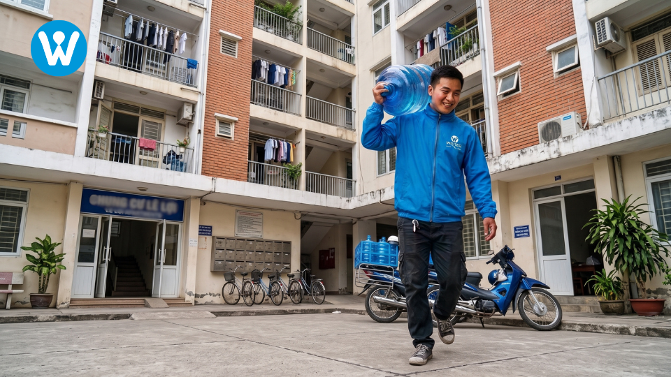 Nhân viên giao hàng