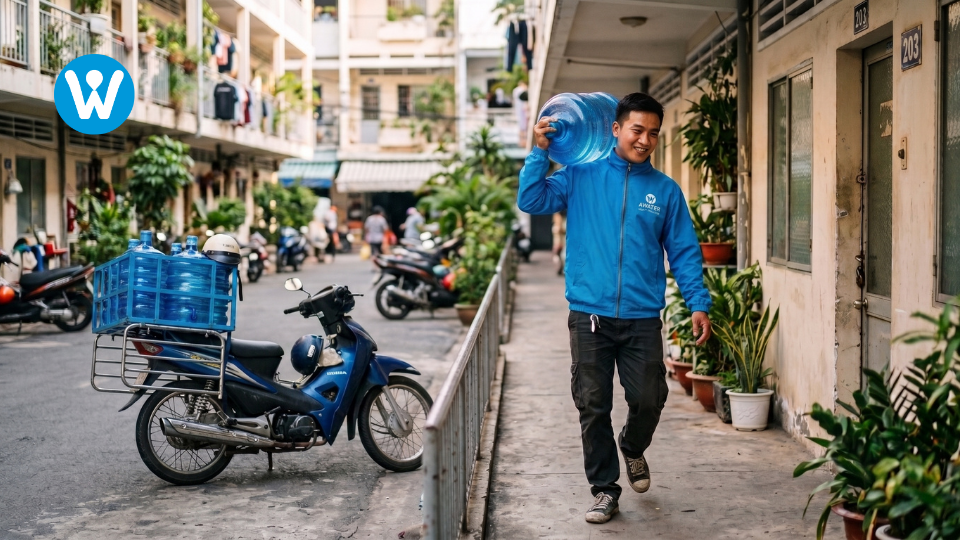 Nhân viên giao hàng