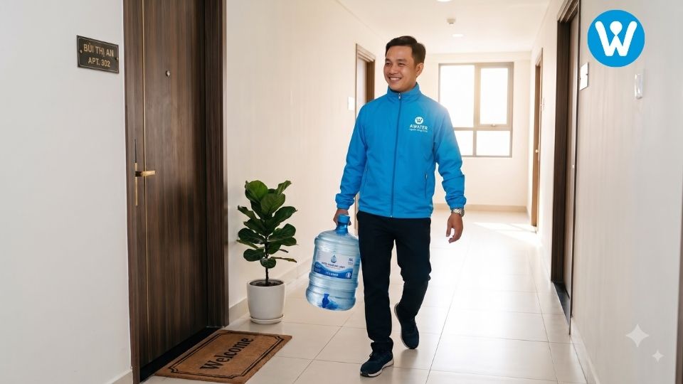 Giao Nước Đóng Chai Tận Nhà Có Thực Sự Tiện Lợi Như Bạn Nghĩ?