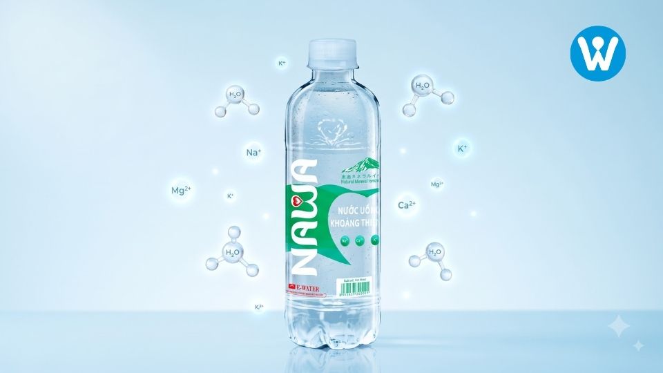 Nước Ion Khoáng NAWA (pH 8.1–8.5) Là Gì? Khác Gì Nước Khoáng Đóng Chai Thông Thường?